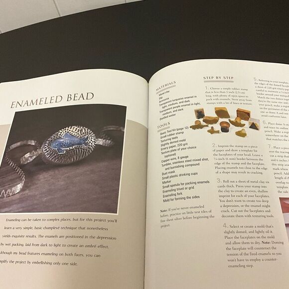 Barbara Becker Simon Metal Clay Beads Lark Jewelry Book - Picture 11 of 12